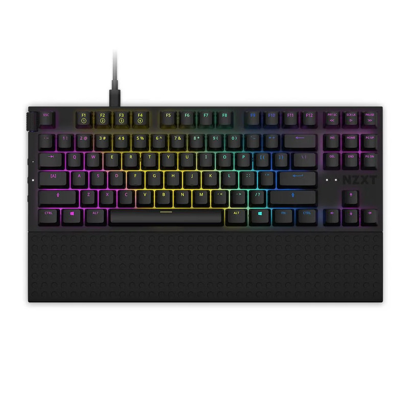 NZXT Function TKL Mechanical Gaming Keyboard - Black - لوحة مفاتيح